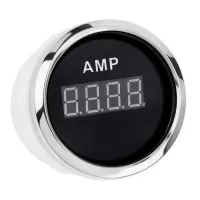 Цифровий амперметр із датчиком I GAUGE 52мм з функцією попередження (чорний) LED дисплей (WKAM-DGBSHUNT)