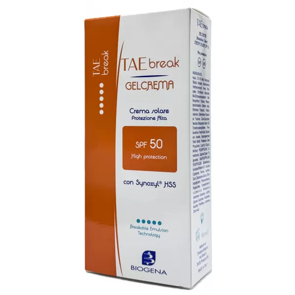 Солнцезащитный крем-гель для лица и тела SPF50 / TAE BREAK GEL CREMA SPF50 / Biogena