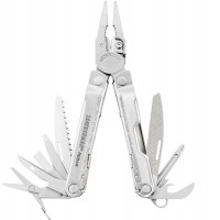 Мультитул Leatherman Knifeless Rebar Stainless Steel, нейлоновий чохол (832299)