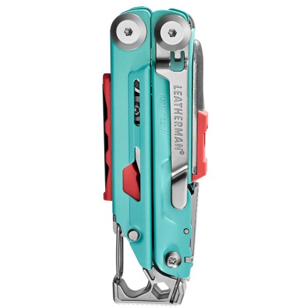 Мультитул Leatherman Signal Aqua Silver, нейлоновый чехол (833187)
