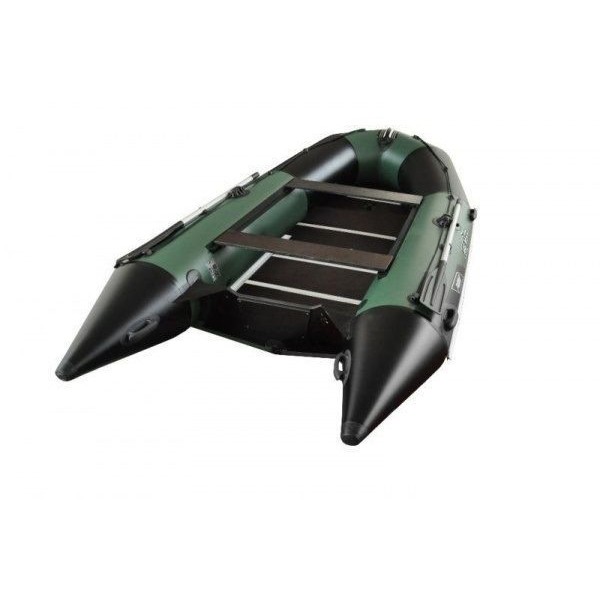 Зеленая надувная лодка AquaStar K-390
