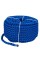 Веревка Polyester 3 strand rope 10 мм 30 м синяя