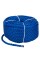 Веревка Polyester 3 strand rope 8 мм 30 м синяя