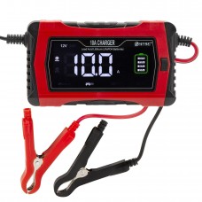 Зарядка HT-RC 10A 12V/24V Battery Charger Car Adaptive Fast Charging Lithium Lifepo4 Lead-Acid (HT-RC 10A RED)