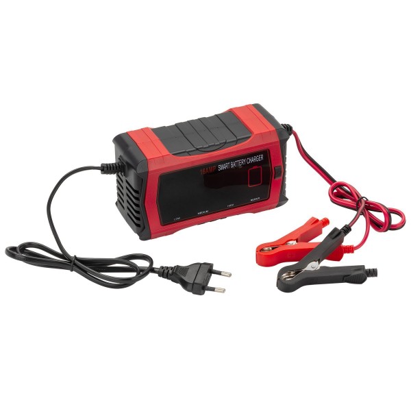 Зарядка HT-RC 12V 16A / 24V 10A Car Battery Charger Lithium LiFePO4 AGM GEL Lead-Acid Batteries (HT-RC 16A)