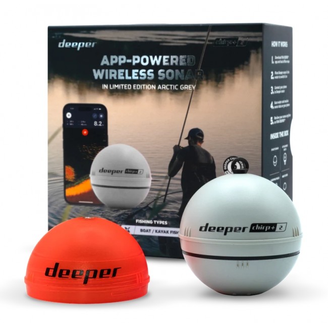 Deeper Smart Sonar Chirp+ 2.0 Limited Edition Grey