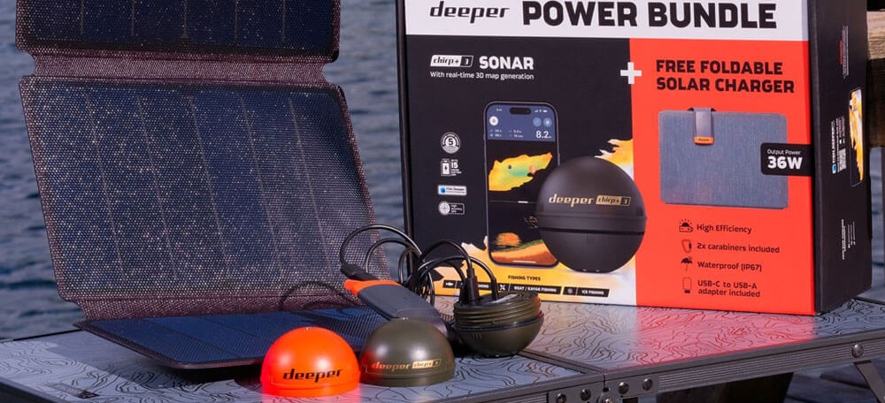 Deeper Smart Sonar Chirp+ 3 Power Bundle